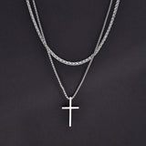 Vnox Mens Cross Necklaces