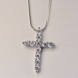 Moissanite Cross Necklace