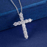 Moissanite Cross Necklace