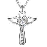 Moissanite Cross Necklace