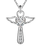 Moissanite Cross Necklace