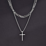 Vnox Mens Cross Necklaces