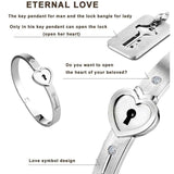 Lock Heart Couple Bracelet